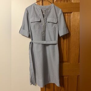 NEW Anne Klein searsucker dress, XS, 4